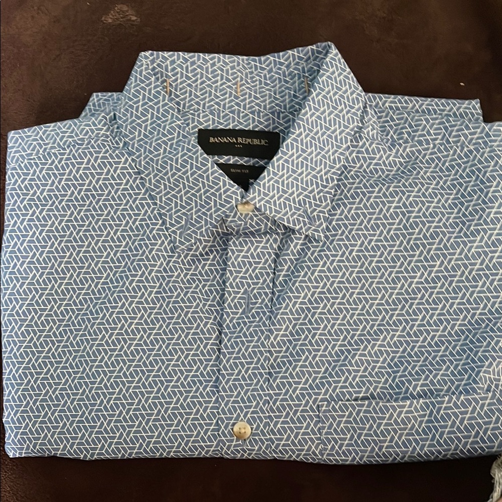 Banana Republic Men's Blue Shirt